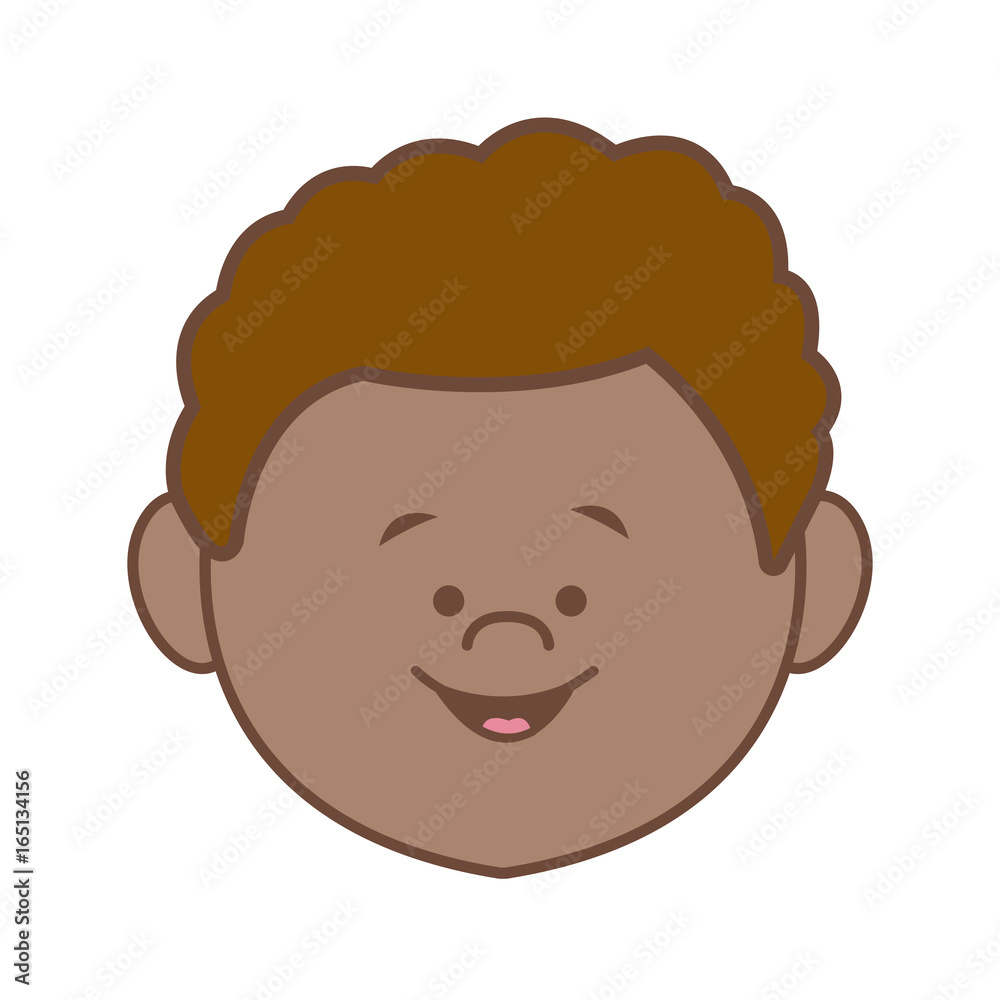 little boy face smile expression cartoon kid little boy face smile expression cartoon kid