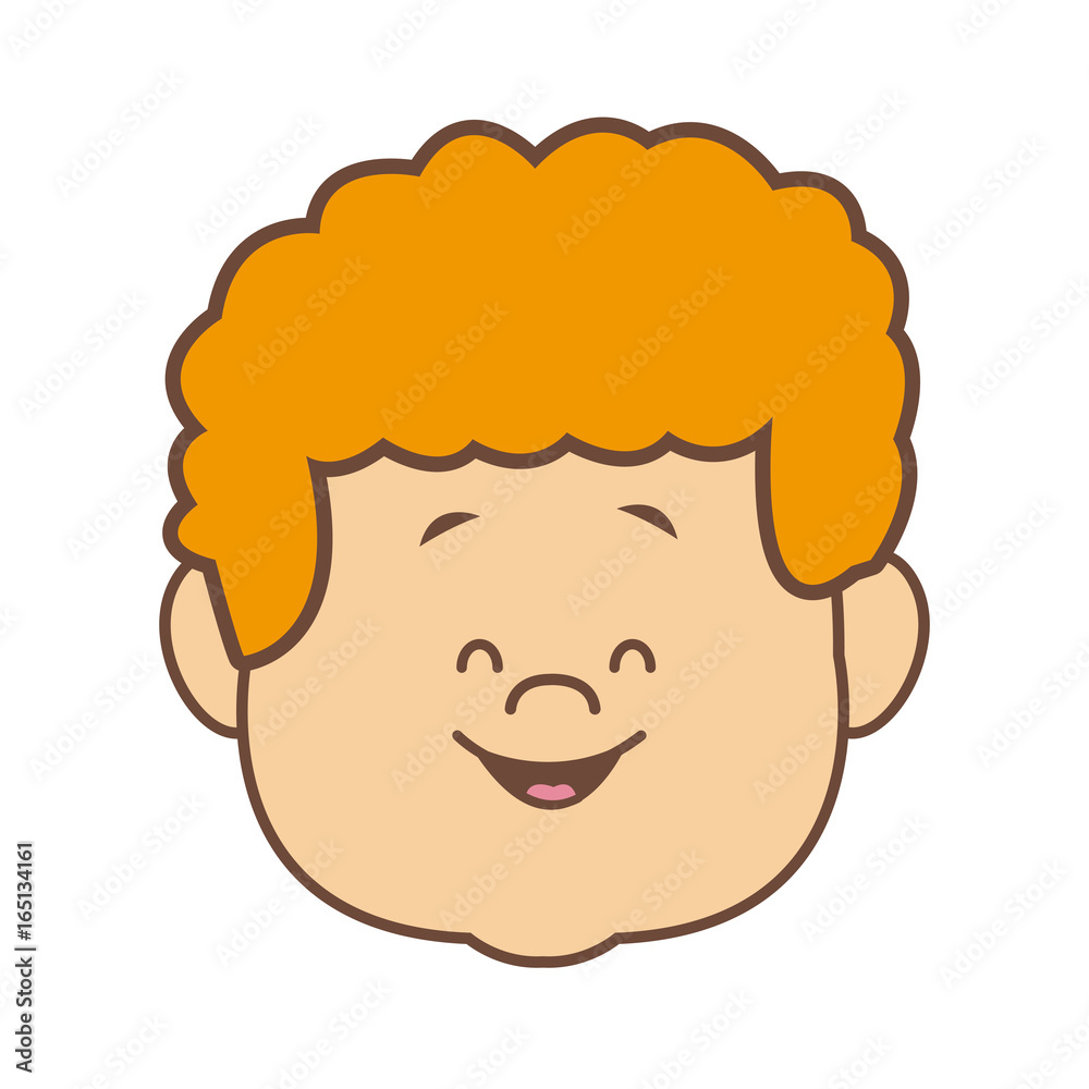 little boy face smile expression cartoon kid little boy face smile expression cartoon kid