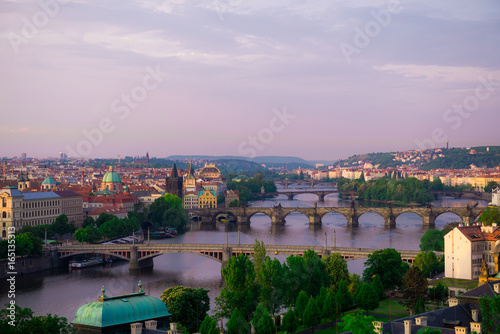 プラハの川 © 白 藤本