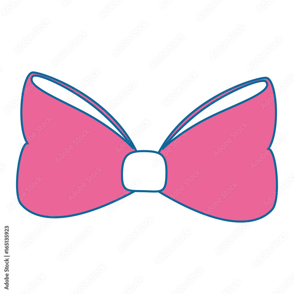 bow icon over white background vector illustration bow icon over white background vector illustration