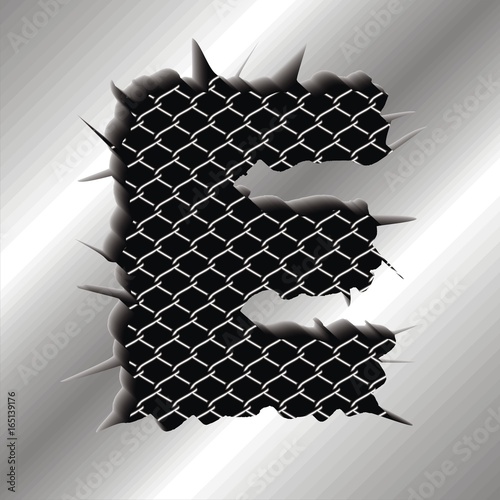 letter E