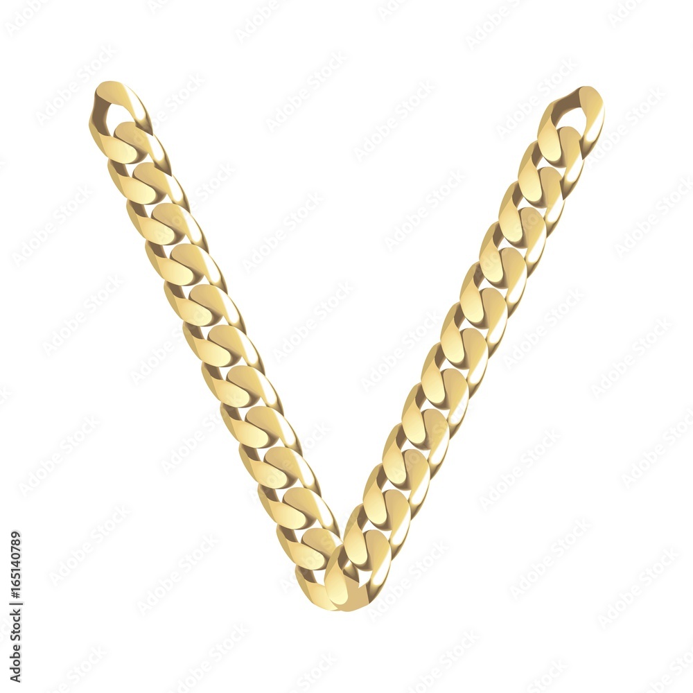 Obraz premium chain letters V