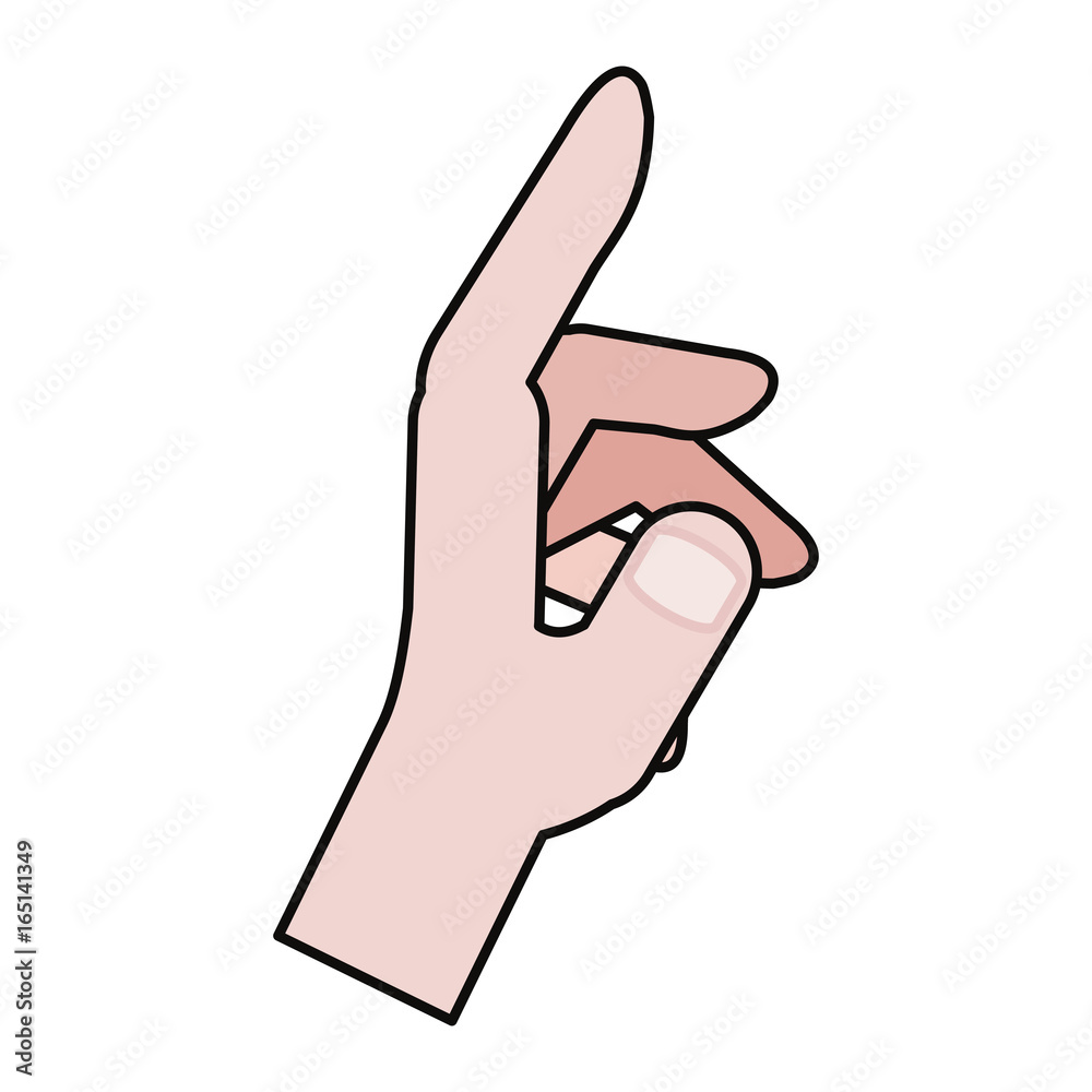 Human hand symbol