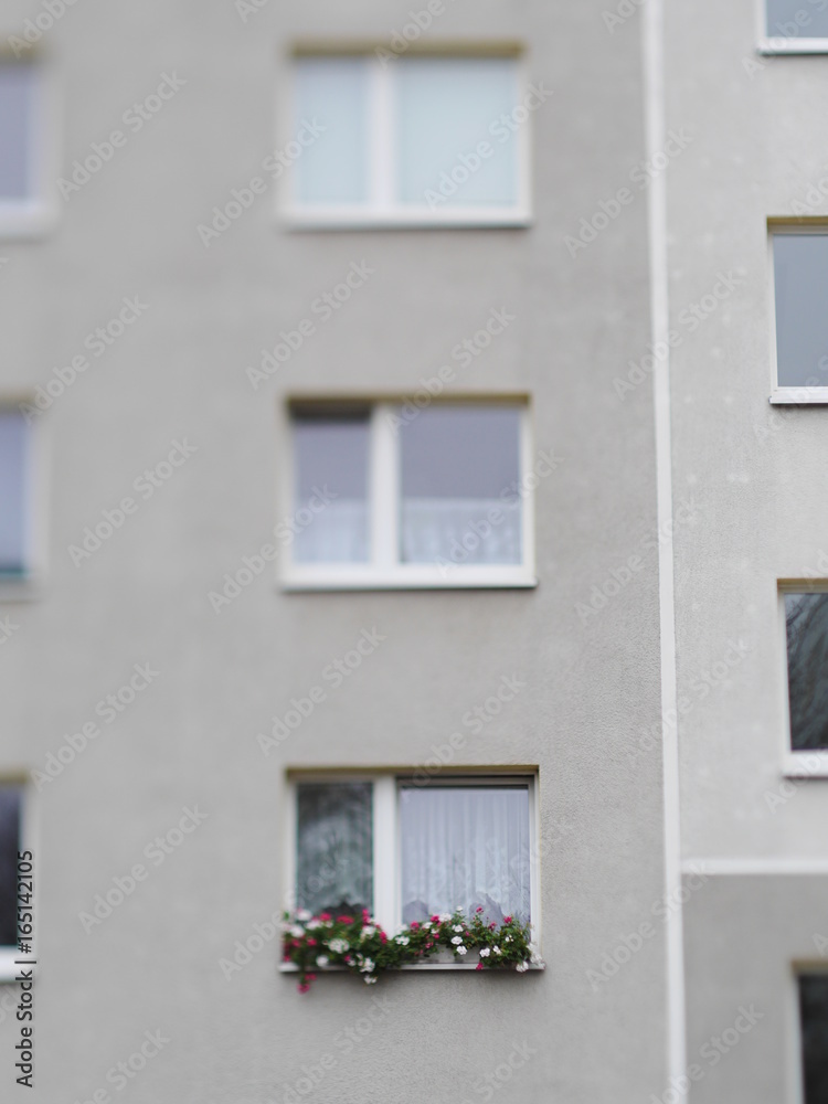 Exterior of an apartment block in Berlin Exterior of an apartment block in Berlin