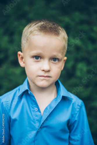 little Boy portrait in the park