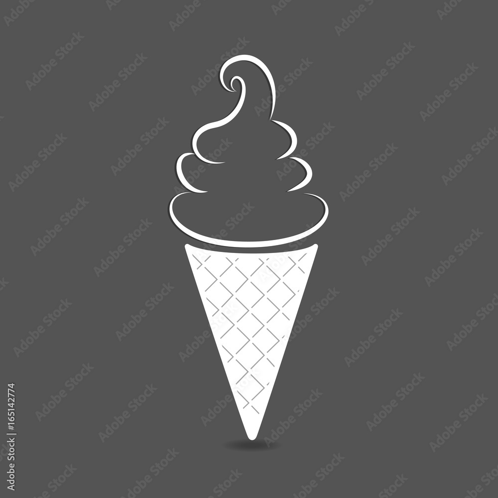 logo entreprise, glacier, vente de crème glacée