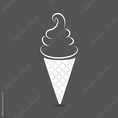 logo entreprise, glacier, vente de crème glacée