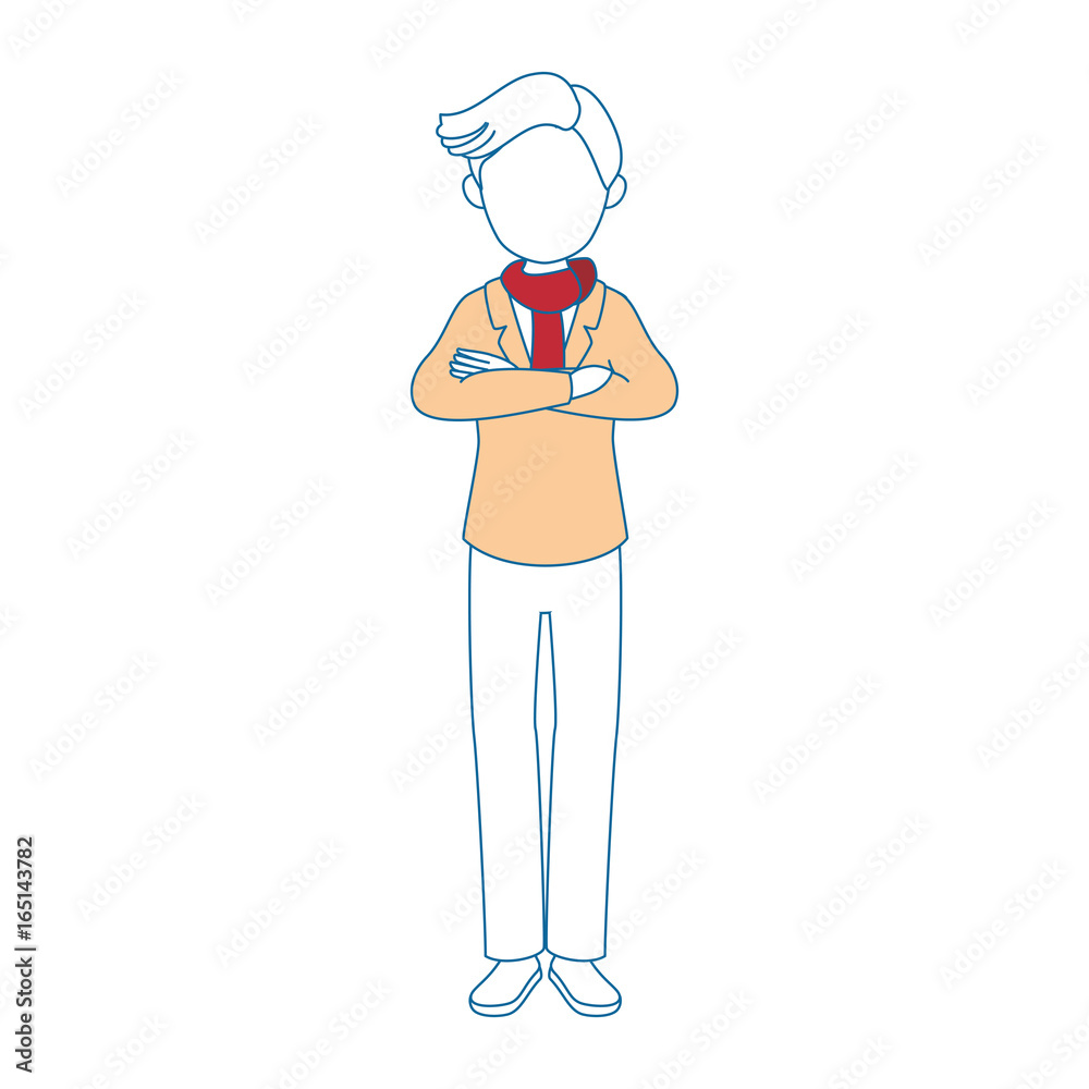 avatar man standing and wearing casual clothes icon over white background colorful design vector illustration avatar man standing and wearing casual clothes icon over white background colorful design vector illustration