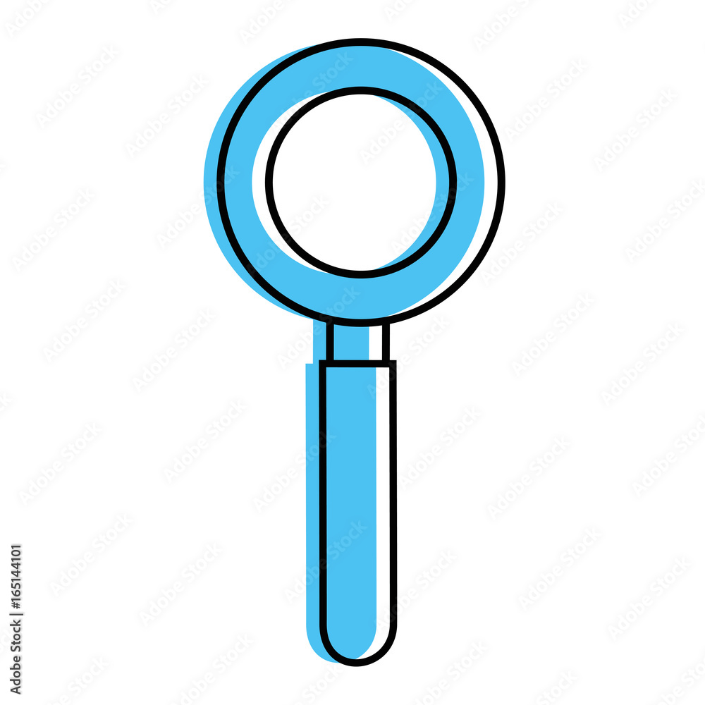 magnifying glass icon over white background vector illustration magnifying glass icon over white background vector illustration