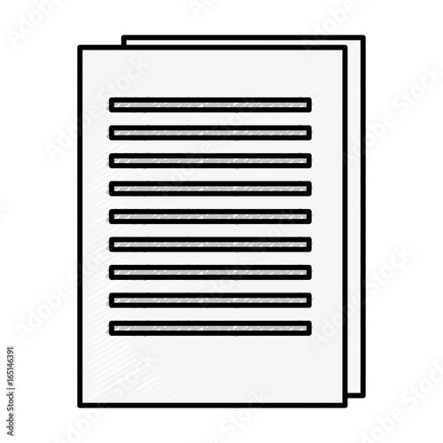 document paper isolated icon vector illustration design