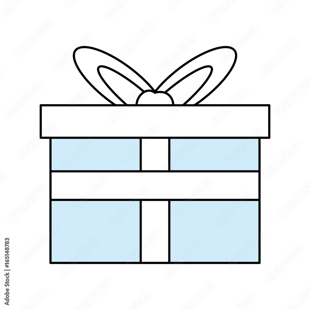 Gift box symbol