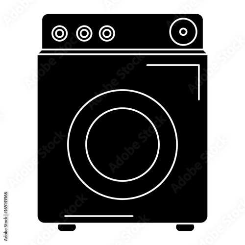 washer machine isolated icon vector illustration design