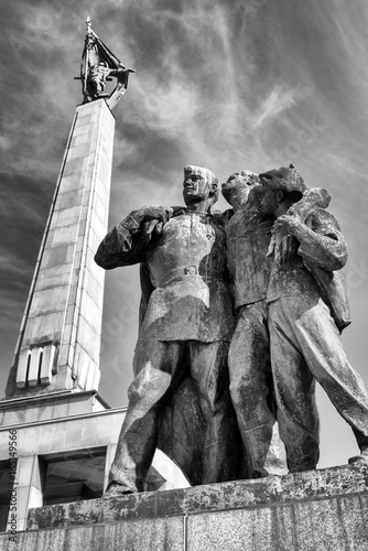 Memorial monument Slavin in Bratislava - Slovakia photo