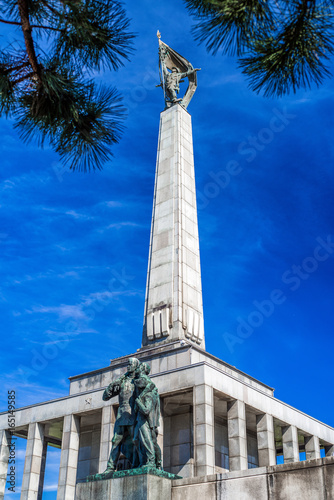 Photography Memorial monument Slavin in Bratislava - Slovakia