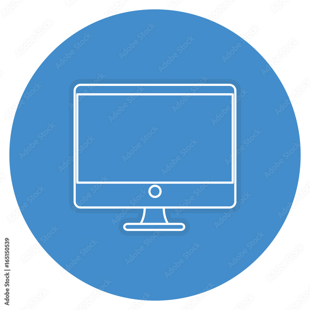 computer desktop isolated icon vector illustration design computer desktop isolated icon vector illustration design