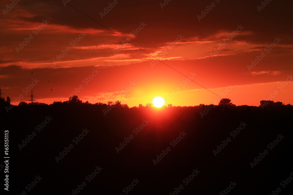 new sunset in July new sunset in July
