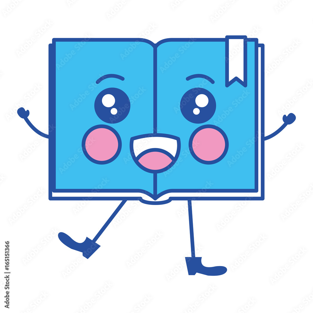 text book kawaii character vector illustration design text book kawaii character vector illustration design