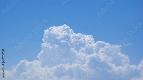 沸き立つ夏雲　タイムラプス