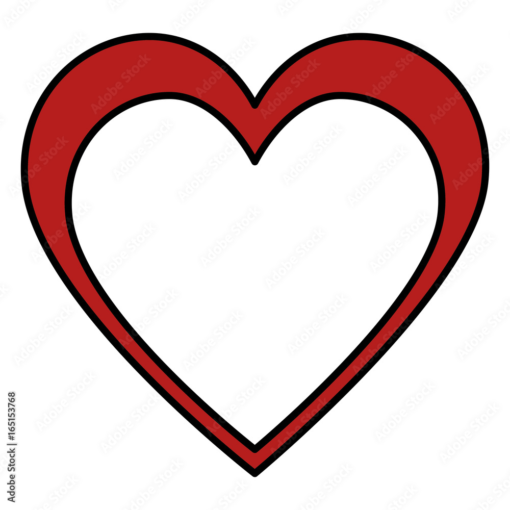 heart love card icon vector illustration design