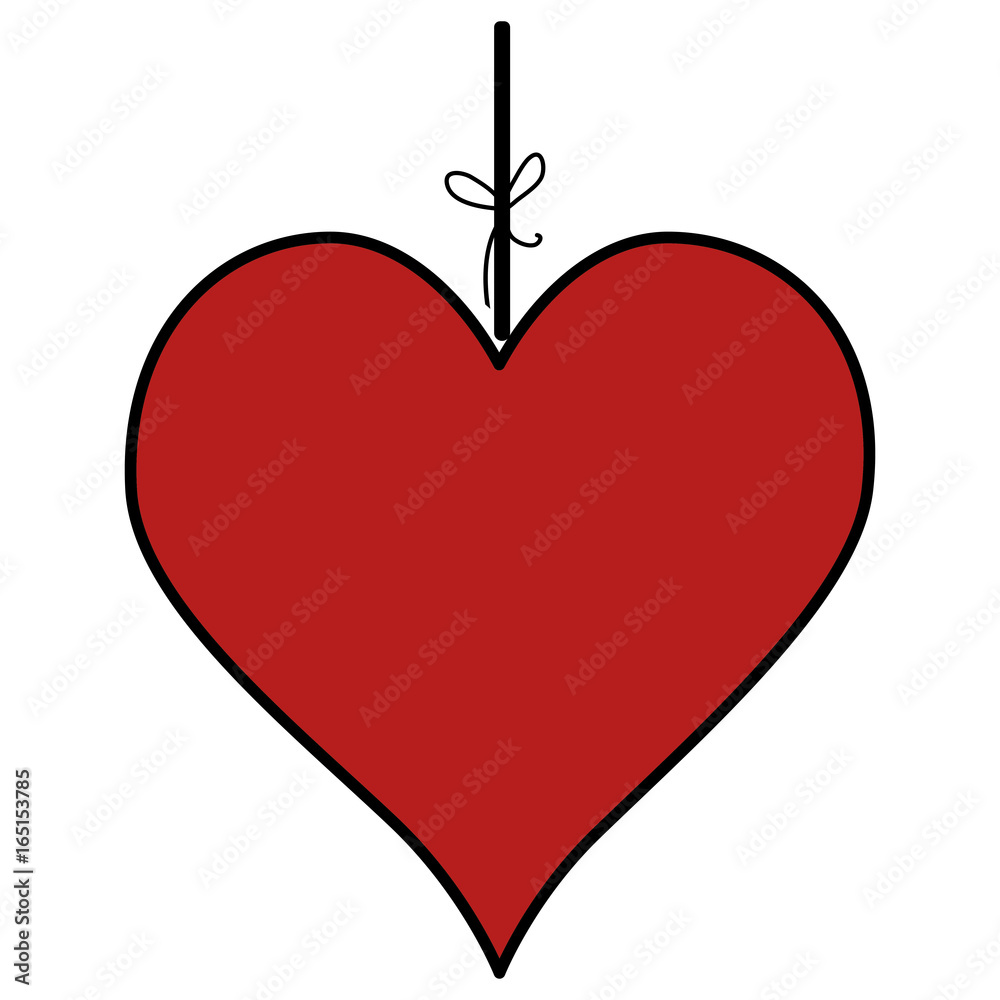 heart love hanging icon vector illustration design heart love hanging icon vector illustration design