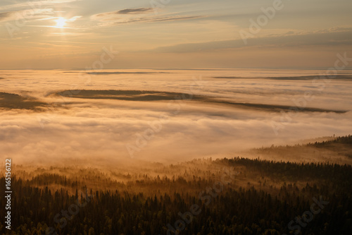 Dawn over the Foggy Valley