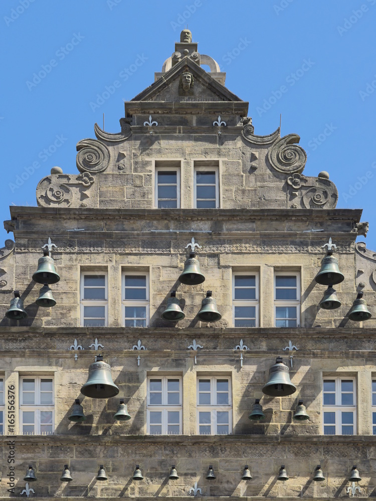 Hameln - Hochzeitshaus, Glockenspiel, Deutschland Stock Photo | Adobe Stock