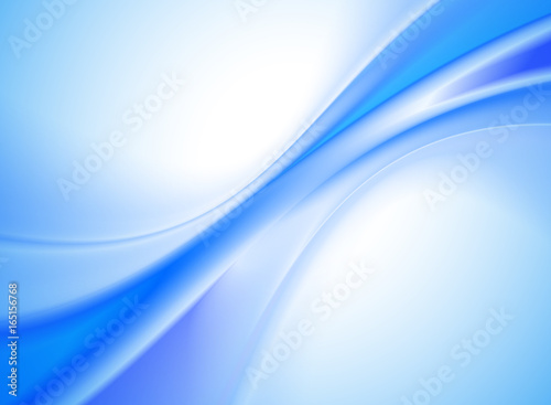 Abstract background, blue wavy lines