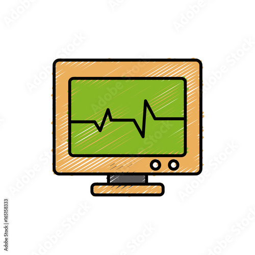 heart cardio monitor icon