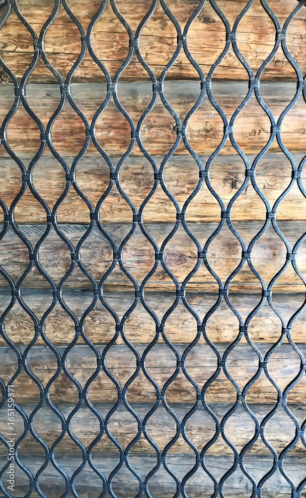 Fototapeta premium forged patterned wall