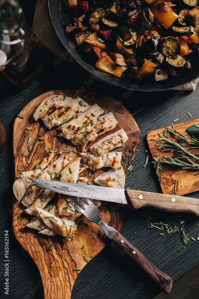 Grilled chicken steak Grilled chicken steak