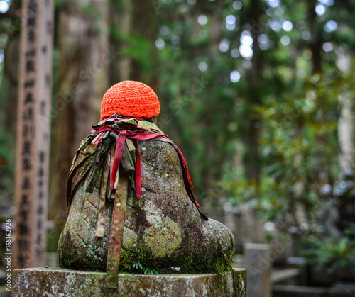 Photography Buddha statues at Okunoin Cemetery in Japan