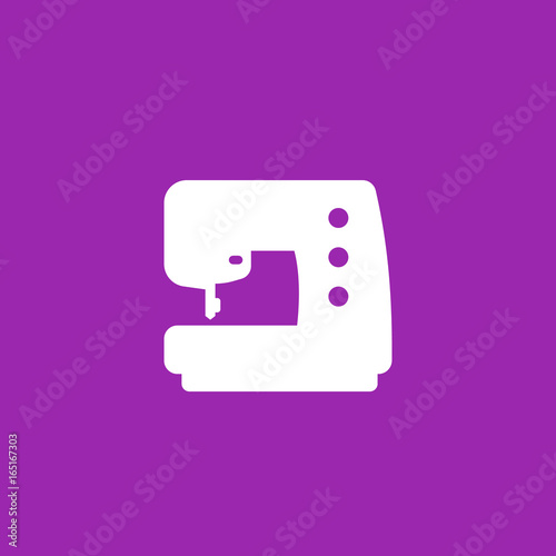 sewing machine vector sign, icon