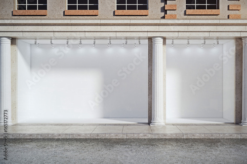 Empty window display