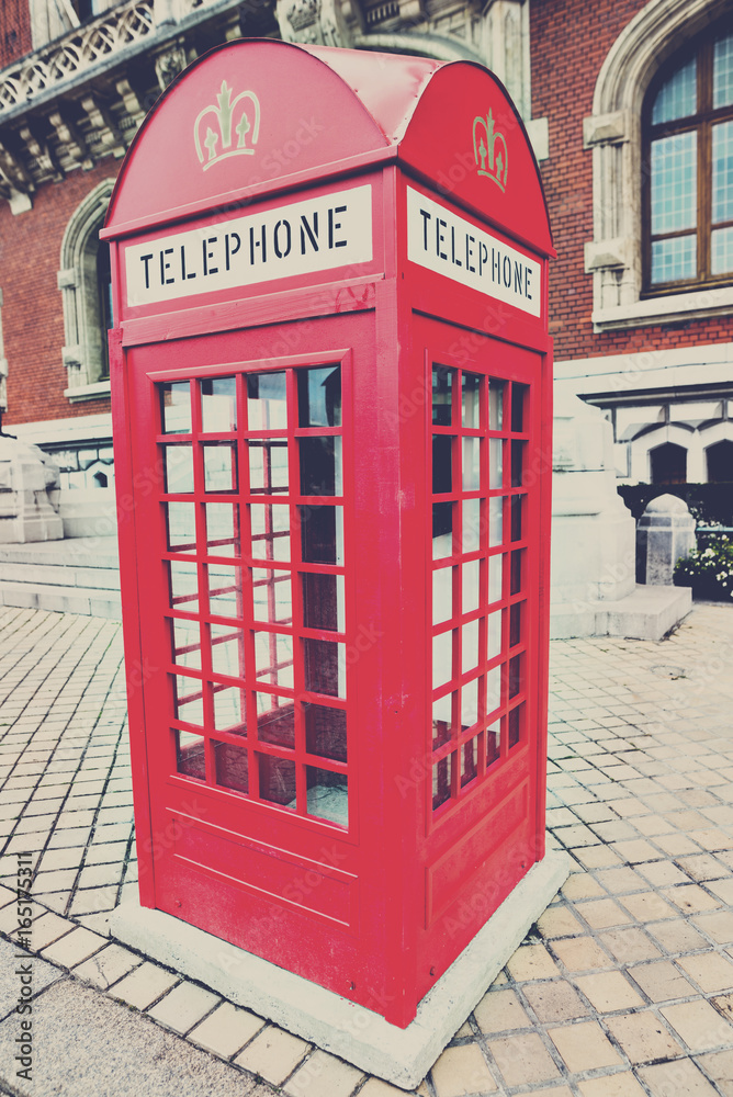 cabine téléphonique anglaise