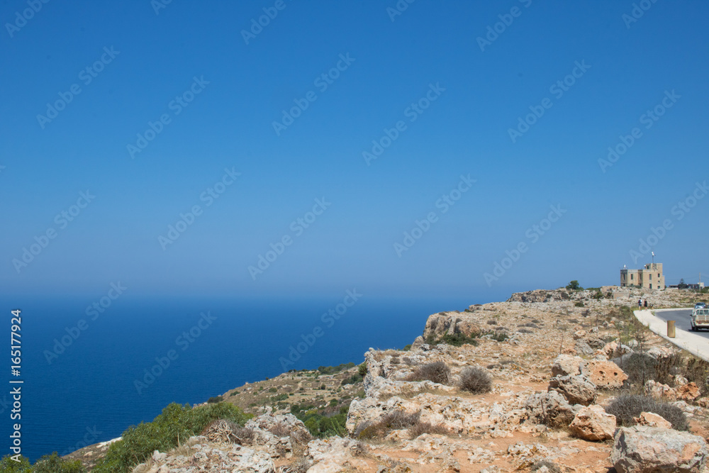 Fototapeta premium Malta - Küste - Triq Panoramika (3)