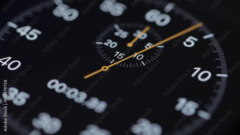 Watch Counting with black screen