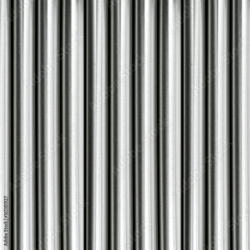 Metal pipe background. Shiny texture pattern. Close up.