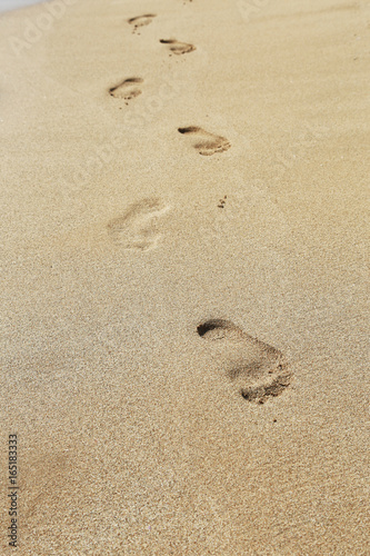 Footprint on the beach 2