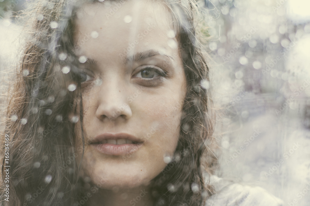 Rain portrait Rain portrait