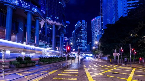 Admiralty, Hong Kong, 19 June 2017 -: Hong Kong traffic in Business district photo