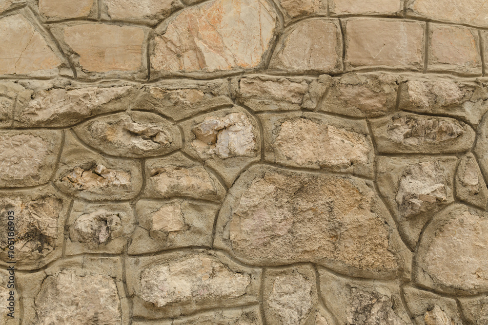 Pattern of the ancient style stone wall with cement. Pattern of the ancient style stone wall with cement.