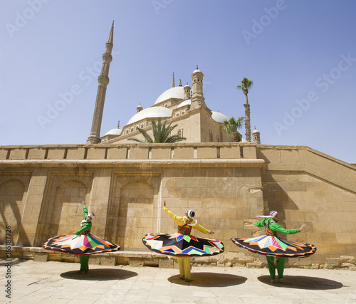 Sufi dancers in Cairo  photo