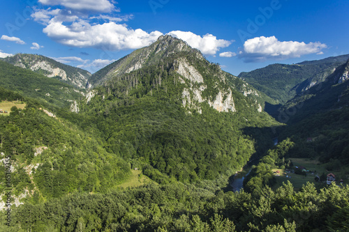 Tara canyon in Montenegro