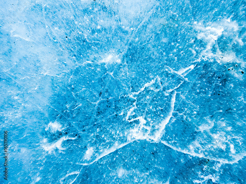 Ice texture, cold ice