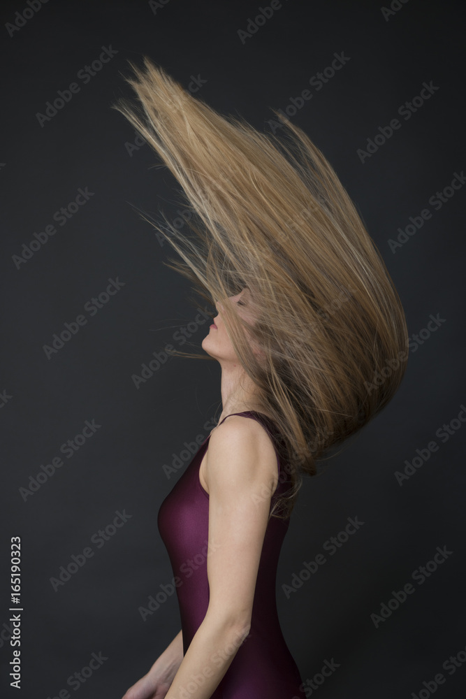 Young longhair woman Young longhair woman