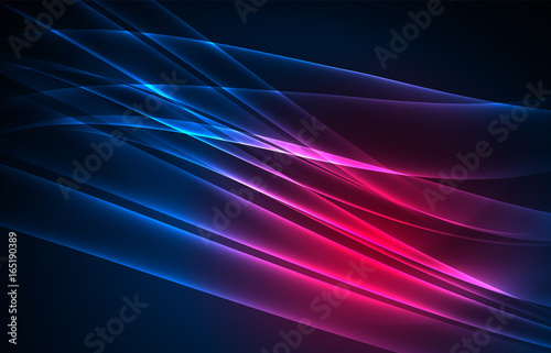 Vector polar lights concept background