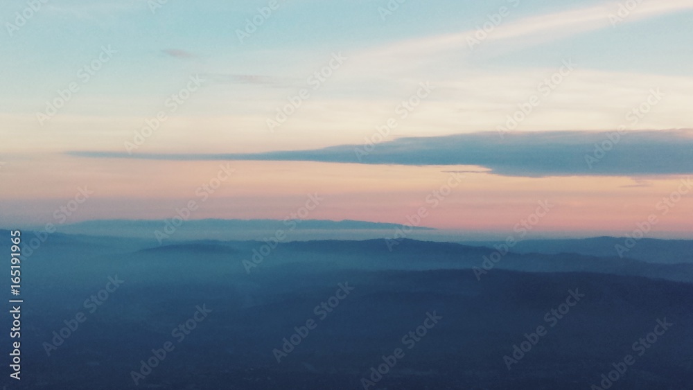 landscape at sunset landscape at sunset