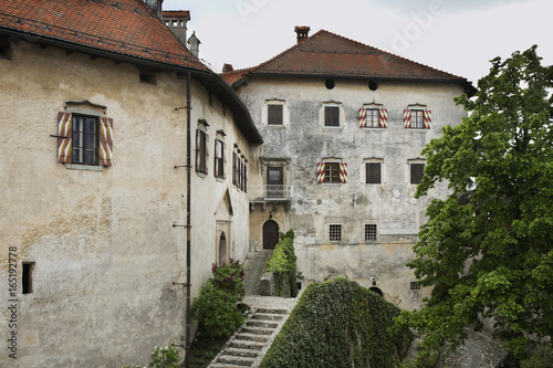 Fototapeta Naklejka Na Ścianę i Meble -  Bled Castle (Blejski grad) in Bled. Slovenia
