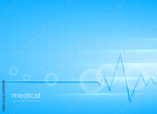 clean blue medical vector background design