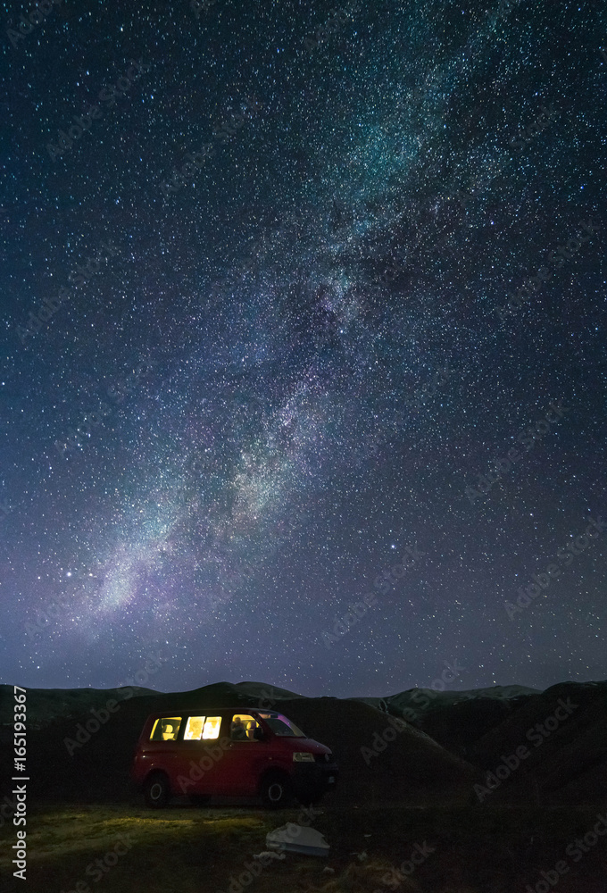Under the milky way